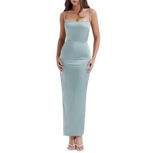 House of CB Constanza light jade maxi dress- Size XL/L+